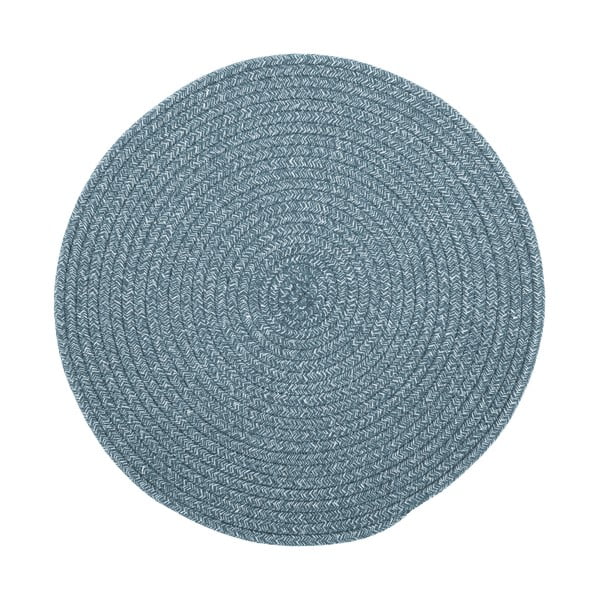 Синя подложка със смес от памук, ø 38 cm - Tiseco Home Studio