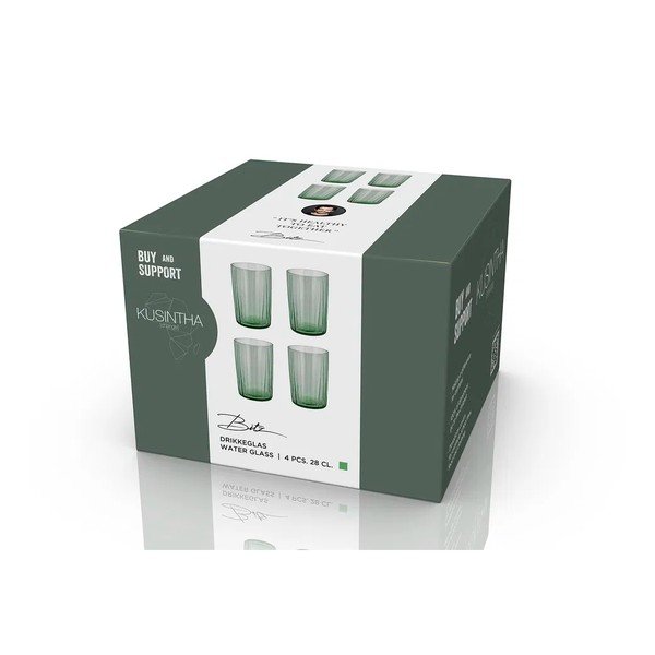 Стъклени чаши в комплект от 4 бр. 280 ml Kusintha – Bitz-image-2