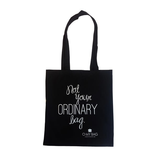 Bavlněná taška O My Bag Not Ordinary, černá