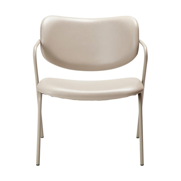 Бежов фотьойл от изкуствена кожа Zed - DAN-FORM Denmark-image-2