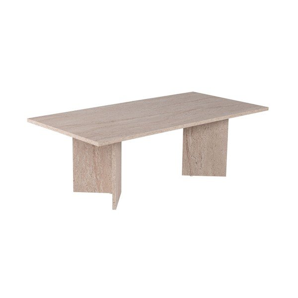 Бежова полугланцова масичка за кафе 60x119 cm Sabin – Kalune Design