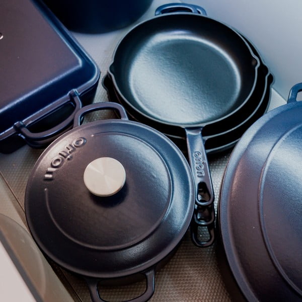 Чугунен съд с капак за индукция 5,2 л LITINA SMALT - Orion-image-4