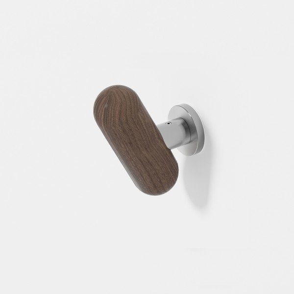 Кука за стена, изработена от орехово дърво Yoku - Wireworks-image-3