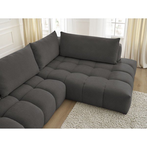 Тъмносив ъглов диван (десен ъгъл) Everest – Bobochic Paris-image-4