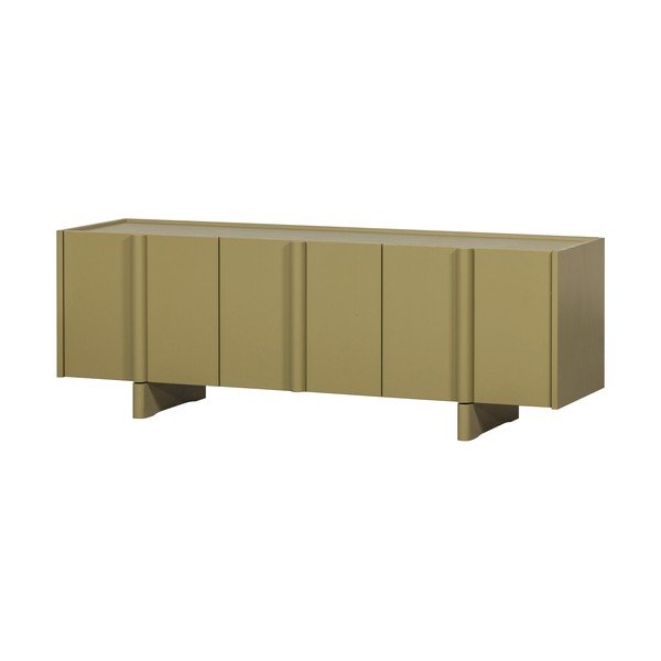 Зелена маса за телевизор от масивен бор 152x53x46 cm Basu – WOOOD-image-3