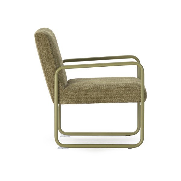 Зелено шенилово кресло Vince – MOME-image-3