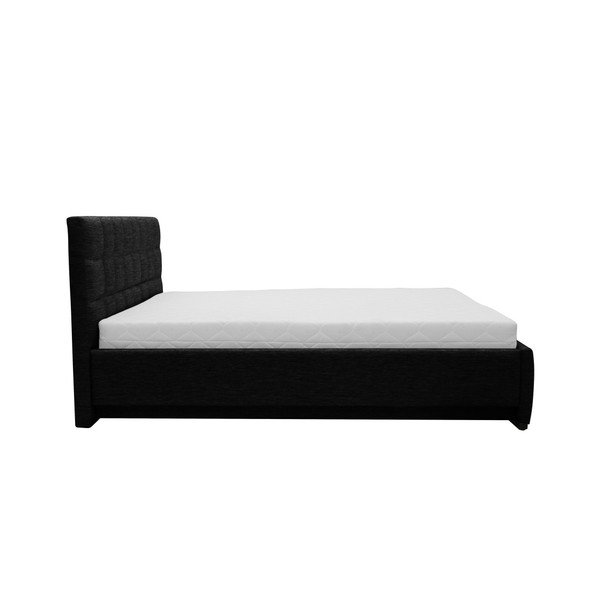 Černá dvoulůžková postel Mazzini Beds Dream, 180 x 200 cm-image-3