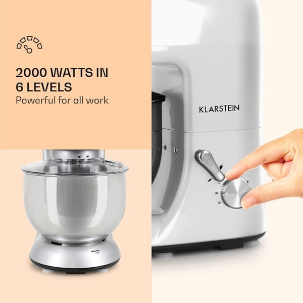 Сив многофункционален кухненски робот Lucia Argentea - Klarstein-image-3