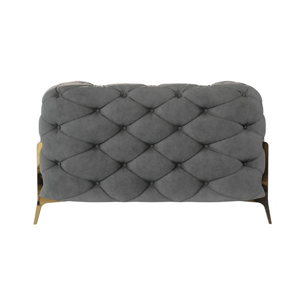 Сиво кадифено кресло Chelsea Bis – Ropez-image-3