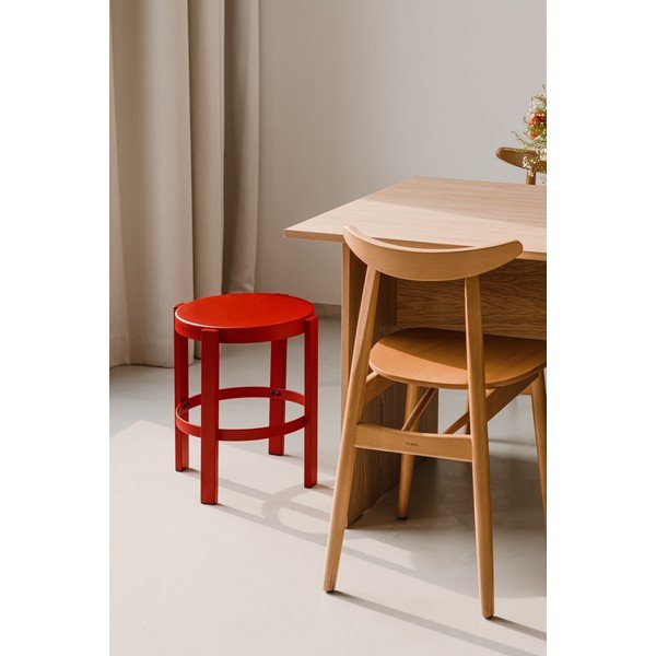 Червен  стоманен стол Doon – noo.ma-image-3