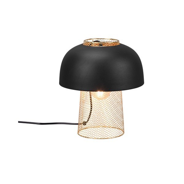 Матово черно метална настолна лампа (височина 28 cm) Punch – Reality-image-3