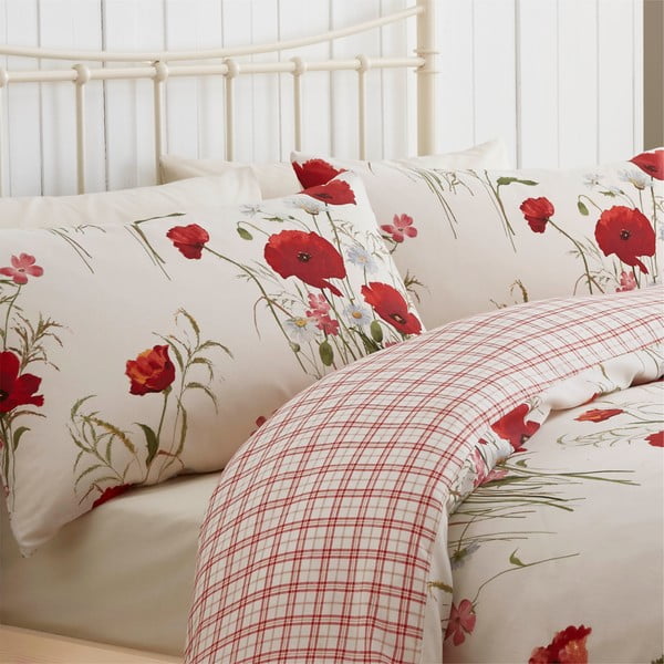 Включено бельо , 200 x 200 cm Wild Poppies - Catherine Lansfield-image-1