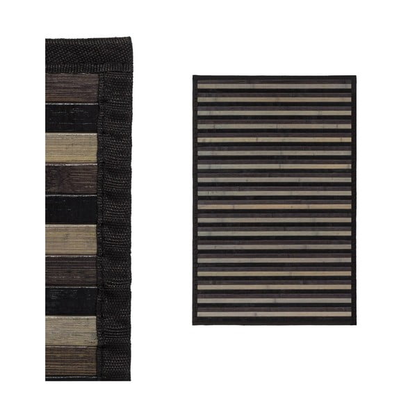 Сив бамбуков килим 60x90 cm – Casa Selección-image-2