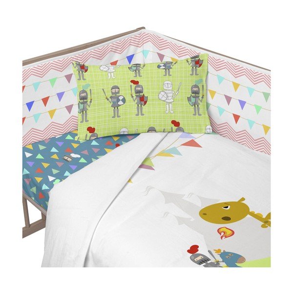 Памучна подложка за детско легло , 210 x 40 cm Knight - Mr. Fox-image-2