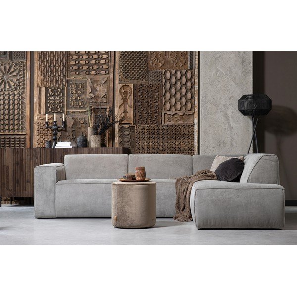 Маслиненозелен кадифен пуф , ⌀ 46 cm Sara - WOOOD-image-1