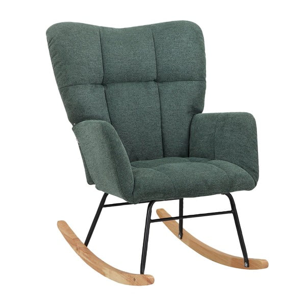 Зелено люлеещо се кресло Elza – Støraa-image-4