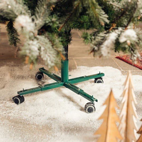 Зелена стойка за коледна елха на колела Подвижна - Tree Nest-image-1