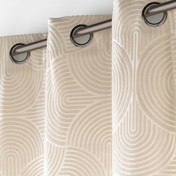 Бежово перде 135x260 cm Eva – douceur d'intérieur-image-2