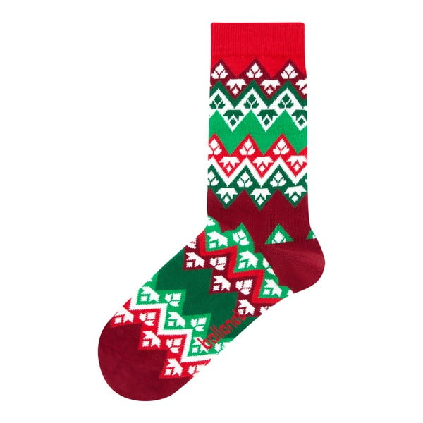 Картичка за чорапи с люспи за поздрави за сезона, размер 41 - 46 - Ballonet Socks