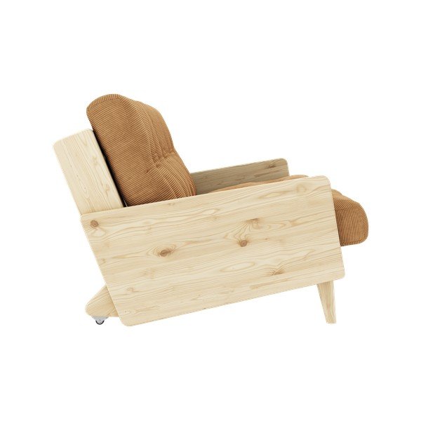 Разтегателен диван горчица 200 cm Indie - Karup Design-image-4
