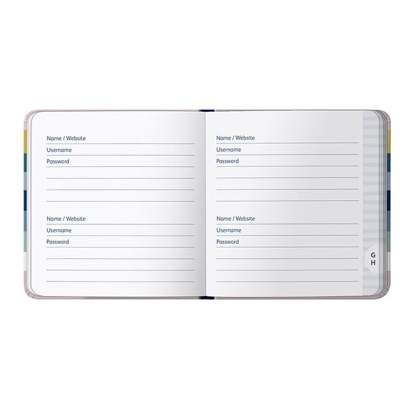 Тефтер за пароли 96 стр. Stripe – Busy B-image-3
