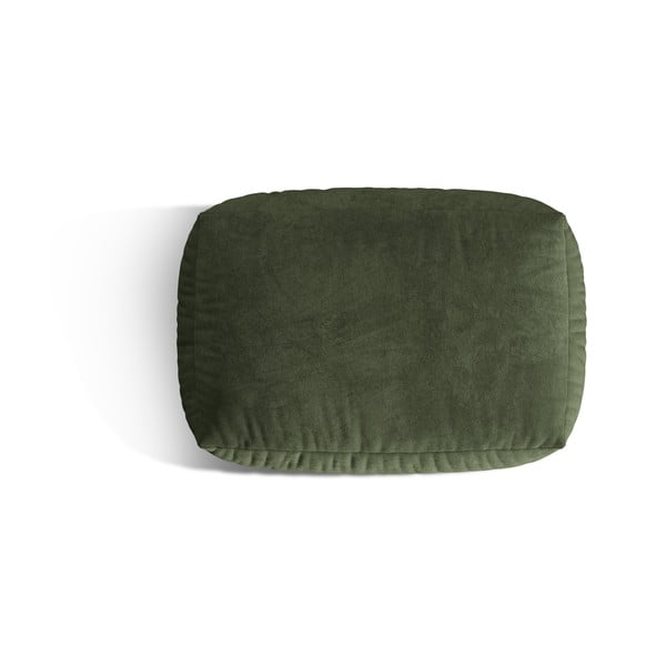 Зелена кадифена модулна табуретка Martina – Micadoni -image-2