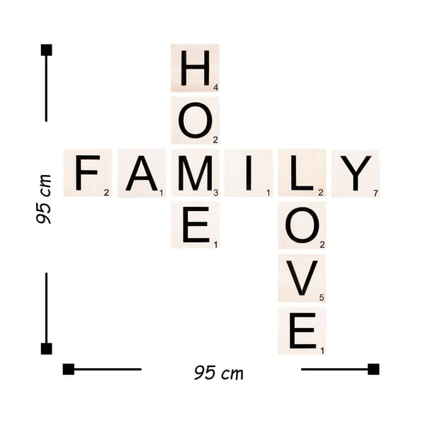 Декорация за стена Scrabble - Wallity-image-3