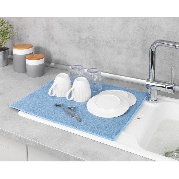 Синя абсорбираща подложка за миене на съдове Miko - Wenko-image-1