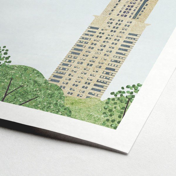 Плакат 30x40 cm Chrysler Building - Travelposter-image-1