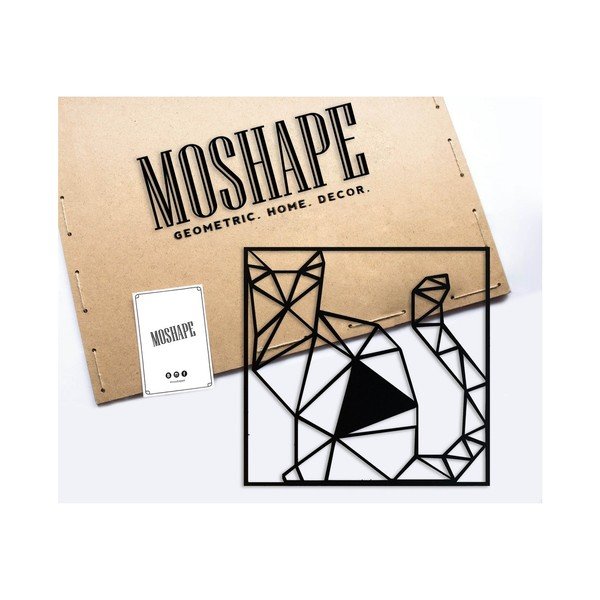 Черна метална декорация за стена Cat - Unknown-image-1