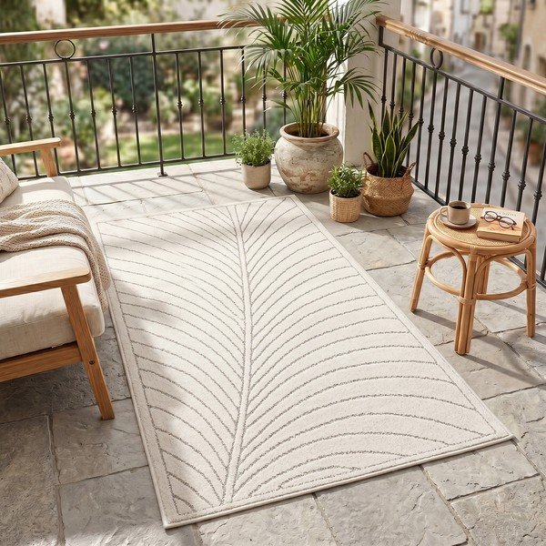 Кремава пътека за открито и закрито 80x250 cm Nova 1204 – Ayyildiz Carpets-image-1