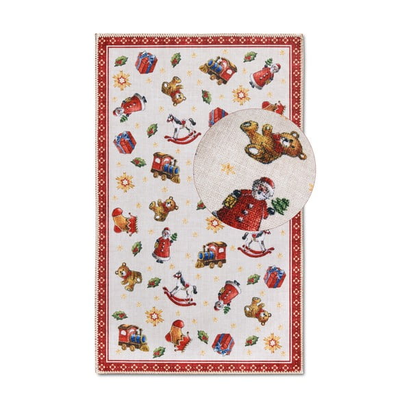 Червен  килим с коледен мотив 50x80 cm Red Christmas – Villeroy&Boch