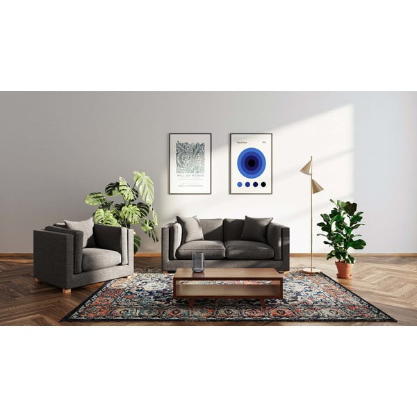 Антрацитен диван 195 cm Pomo - Ame Yens-image-1