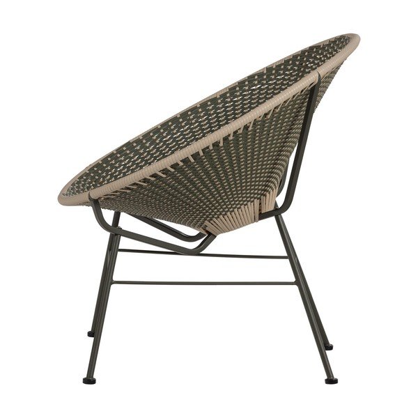 Зелен градински стол от изкуствен ратан Kazoun – WOOOD-image-3