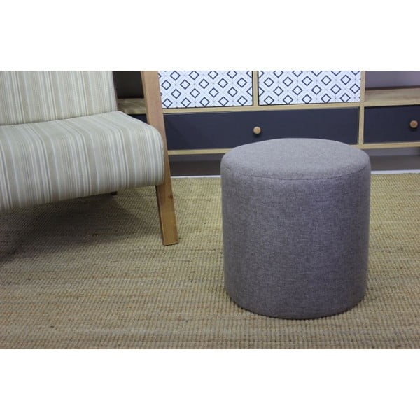 Сива табуретка Silindir – Balcab Home-image-1