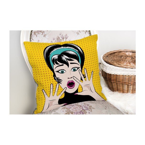 Калъфка за възглавница от памучна смес PopArt Points, 45 x 45 cm - Minimalist Cushion Covers-image-2