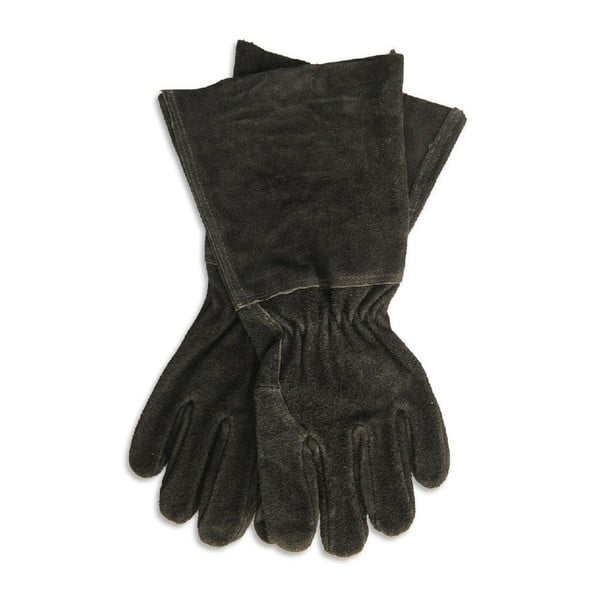 Черни велурени ръкавици Gaunlet Black, дължина 38,5 cm - Garden Trading