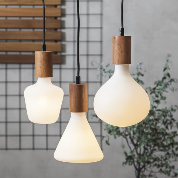 Кафява висяща лампа в цвят коняк - Star Trading-image-1