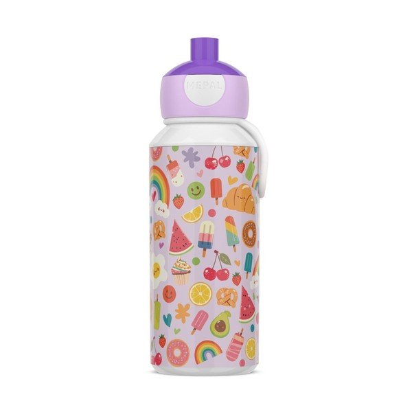 Лилава пластмасова детска бутилка 400 ml Food Fest – Mepal