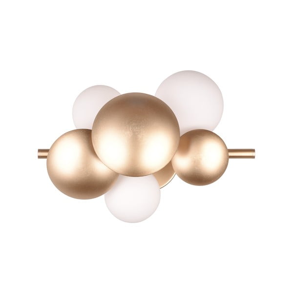 Стенна лампа в златисто-бял цвят Bubble - Trio Select-image-4