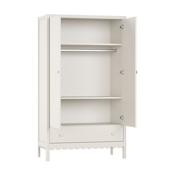 Бежов детски гардероб 110x190x55 cm Swingo – Vipack-image-2