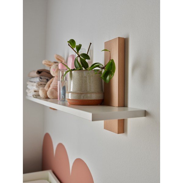 Бял стенен рафт Swing - Pinio-image-1