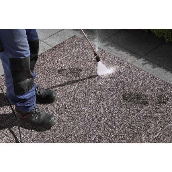 Тъмно сив килим на открито , 80 x 150 cm Granado - NORTHRUGS-image-3