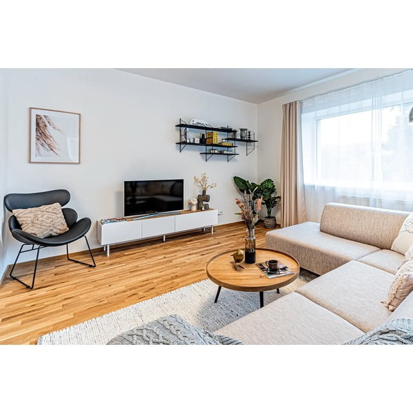 Кремав ръчно изработен памучен килим 60x110 cm Reimagine – Universal-image-2