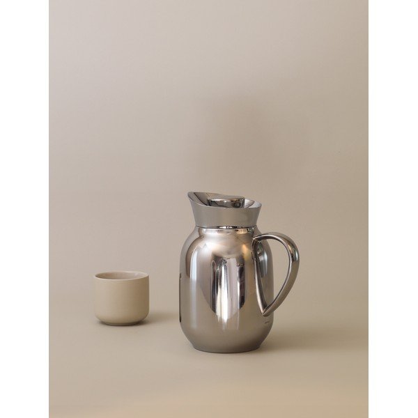Термо кана от неръждаема стомана в сребрист цвят 1,2 l Amphora – Stelton-image-1