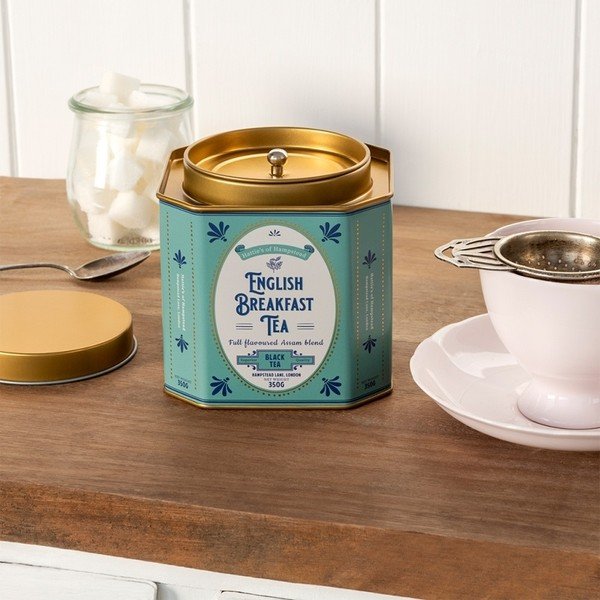 Метална кутия за чай English Breakfast – Rex London-image-1