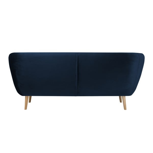 Tmavě modrá třímístná pohovka Mazzini Sofas Benito-image-4