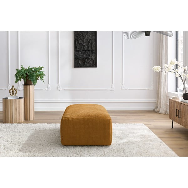 Табуретка в цвят горчица Jeanne - Bobochic Paris-image-1