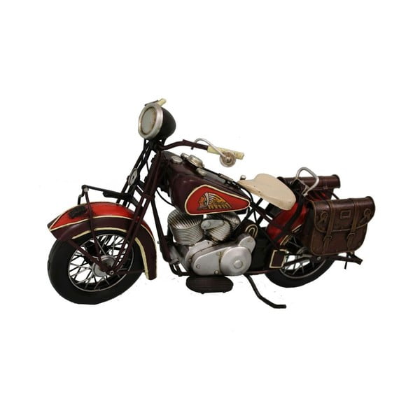 Декоративен скутер Червен мотоциклет - Antic Line