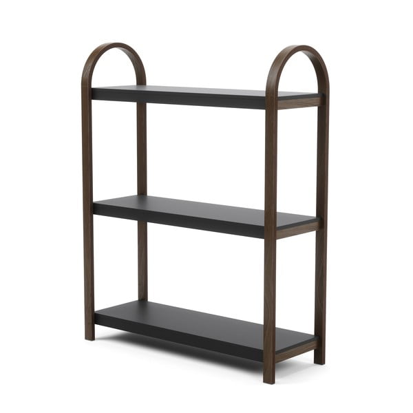 Черен естествен рафт от орех 72x90 cm Bellwood - Umbra-image-3